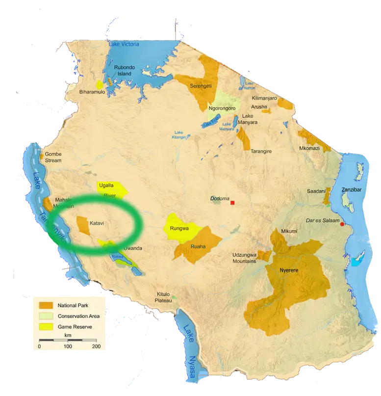 Katavi NP Endelevu map